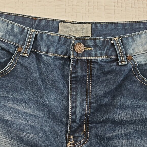 VTG United Denim of America Jeans Men's 38x32 Med Wash Stretch Straight EUC - Picture 10 of 16